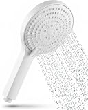 OFFO Soffione Doccia, Doccino per Doccia con 6 Modalità di Getto,Soffione Doccia Alta Pressione Doccetta per Il Risparmio Idrico, Doccetta per Il Bagno,Bianco