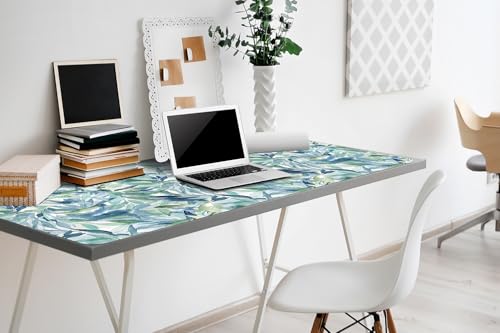 Couverture de bureau de qualité supérieure en vinyle feuille pastel design - 2