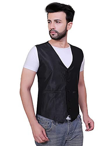 Image of Click One Waistcoat Black Design Men