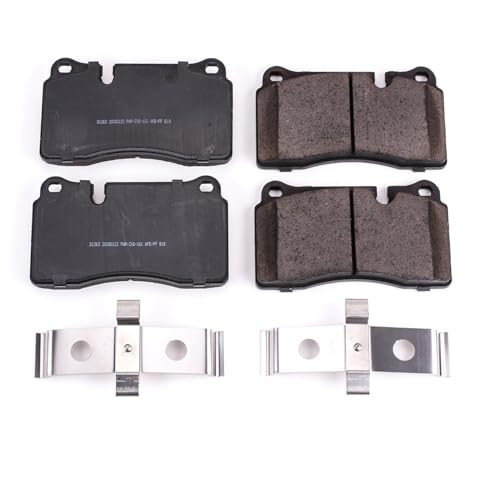 Image of PowerStop Front Brake Pads for Land Rover Range Rover 2006-09 | Land Rover Range Rover Sport 2008-09 - Z17 Ceramic Brake Pads with Installation Hardware, 17-1263