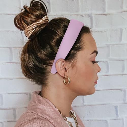 Image of DRESHOW 4 Pcs Wide Headbands for Women Girls Turban Vintage Boho Head Bands Fashion Non Slip Head Wraps Hoop Hair Accessories