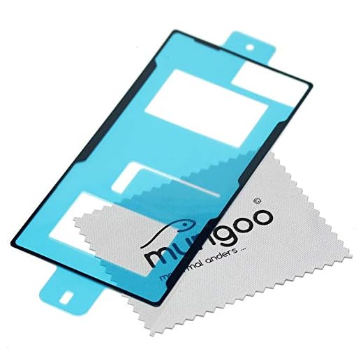 Cinta adhesiva para tapa para batería para Original Sony para Sony Xperia Z5 Compact con mungoo pantalla paño de limpieza