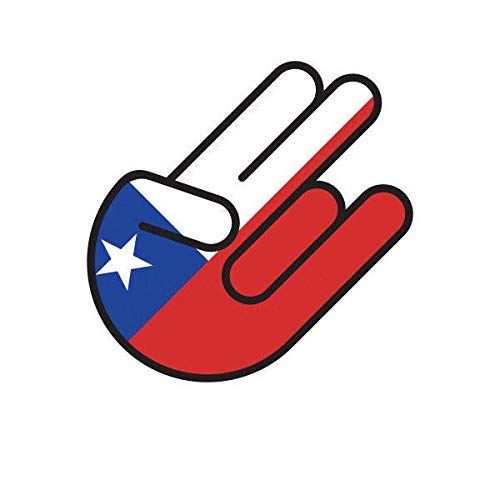 ION Graphics Chilean Shocker Sticker Decal Vinyl Chile CHL CL 5" Bumper Locker Laptop Window - Sticks to Any Surface
