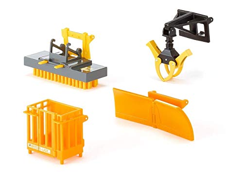 siku 3661, Front Loader Accessories, 1:32, Metal/Plastic, Orange, Movable parts