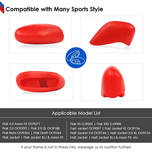 Image of BLAZERBUCK Replacement Nose Pads Piece for Oakley Bisphaera OO9400