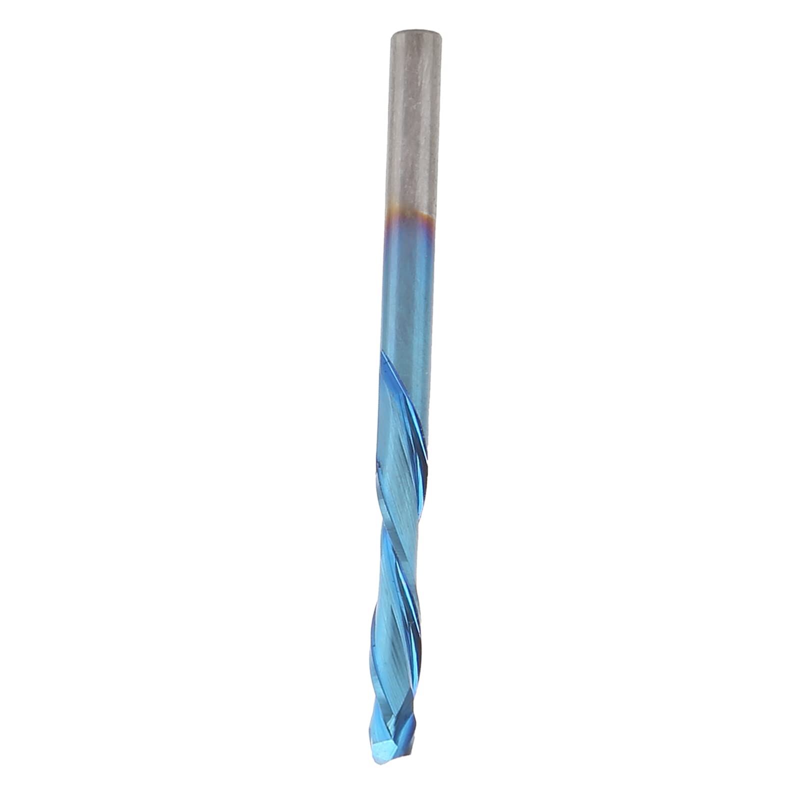 Fresatrice di taglierina in acciaio tungsteno 2 flauto incisione CNC Bit blu rivestimento blu per la lavorazione dei pezzi