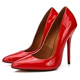 ▶Hohe Qualität/Material: Damen Pumps bestehen aus hochwertigem Kunstleder.Die Sohle besteht aus hochwertigem Gummi, der rutschfest, verschleißfest und nicht leicht zu knacken ist.Das Innenmaterial ist künstlich PU Leder, das hervorragend verarbeitet ist. Durch den großen Innenraum fühlen Sie sich nicht eingeengt, bringt Ihnen mehr Komfort.