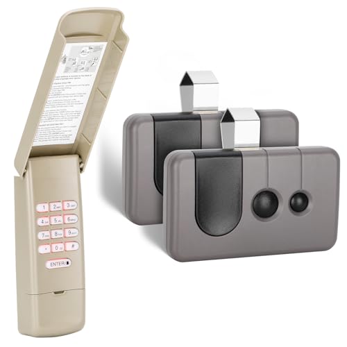 2 for Sears Craftsman Garage Door Remote 139.53753 53753 139.18191 HBW2028 371LM, Work with Purple Learn Button ONLY(2006-2013),1 for Craftsman Garage Door Opener Keypad,877max G940EV-P2 CMXZDCG440
