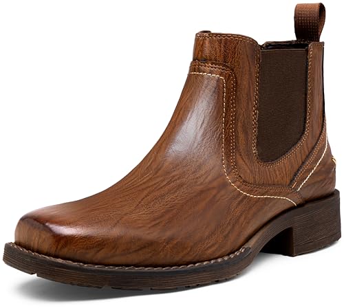 Jousen Chelsea Boots for Men - Square Toe
