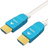 BlueAVS 80 Feet HDMI Fiber Optic Cable 4K 60Hz HDMI 2.0b High Speed 18Gbps Dynamic HDR10 HDCP2.2/2.3 eARC White