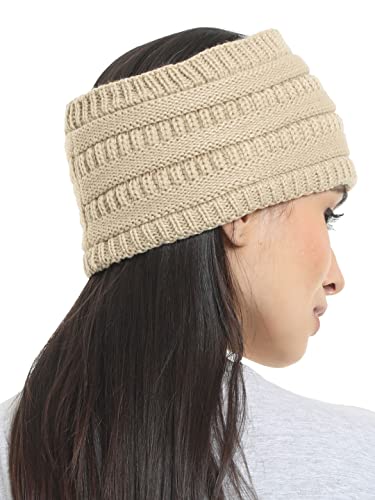 Image of FabSeasons Acrylic Woolen Skull Stretch Headband /Ear Warmer /Cap /Hair Accessory for Women & Girls for Winters