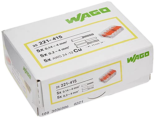 Terminal enchufable WAGO COMPACT de 5 polos con palanca integrada 4