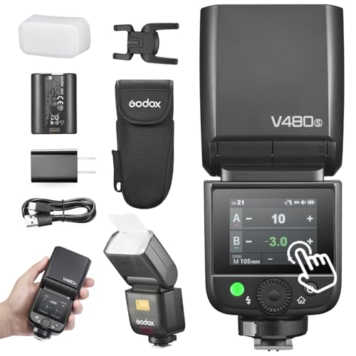 Image of Godox V480S Flash for Sony, V480-S GN50 High Output TTL Speedlite