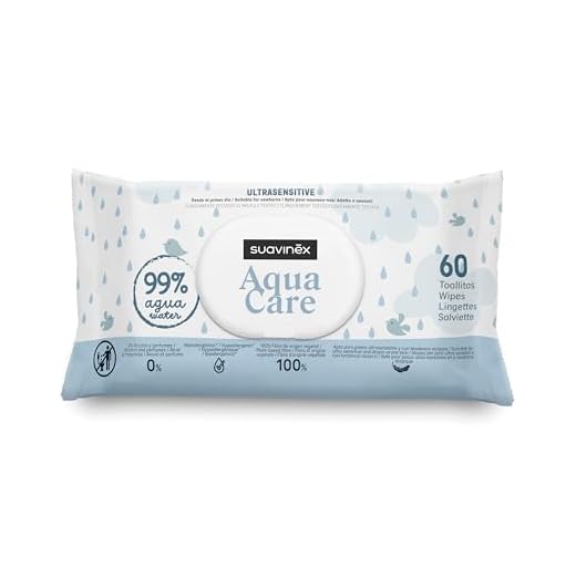 Suavinex, Pack 60 Toallitas Aqua Care para Bebés, Toallitas Húmedas 99% Agua, 0% Alcohol y Perfumes, 100% Fibra Vegetal, Hidratan y Protegen, Aptas para Pieles Ultrasensibles