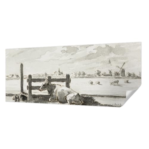 Papier peint autocollant lavable idylle rurale pour masquer les défauts - 2