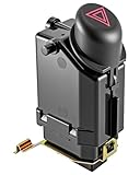 Warning Hazard Emergency Light Switch Button Fit for Jeep Liberty 2002 2003 2004 2005 2006 2007, Automatic Vacuum Hazard Switch Replace 56010158AD 56010158AC
