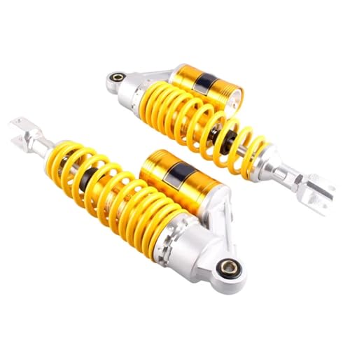 Amortisseurs d'air arrière de moto 350mm suspension de remplacement chape jaune CB750