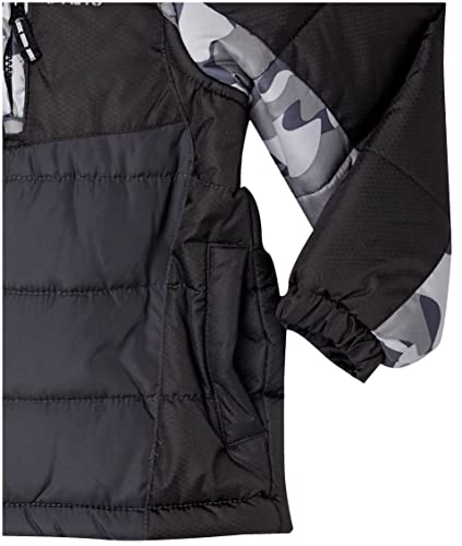 Image of LONDON FOG Boys' Toddler Color Blocked Winter Puffer Jacket with Hat