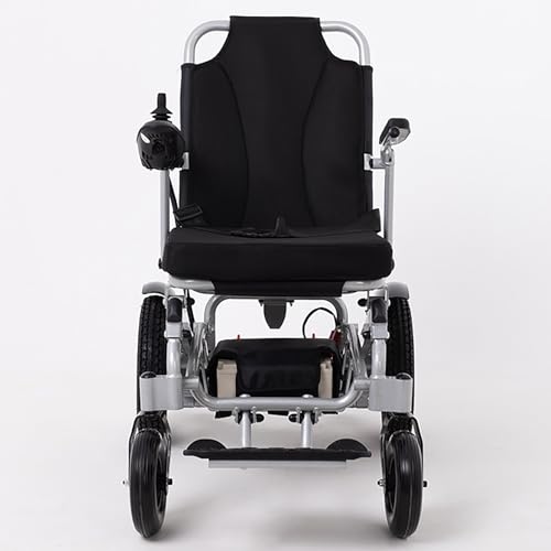 YJSPSW 折りたたみ式ポータブル電動車椅子、手動電動デュアルモードスイッチング全地形対応車椅子、成人インテリジェントリチウム電池四輪モビリティ車両,K