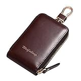 Alien Storehouse Leder Schlüsselkasten-Mappen Unisex Keychain Auto-Schlüsselhalter-Ring mit 6 Haken, NO.5