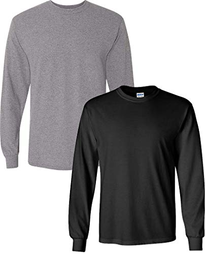 Image of Gildan Men's Ultra Cotton Long Sleeve T-shirt, Style G2400