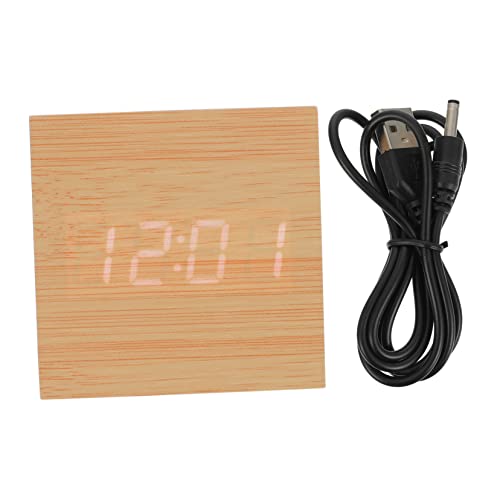 Genérico 1 Pc Despertador electronico Voltear Reloj Alarma alimentada por batería led Clock Relojes de Mesa smartwatches Despertador Digital Reloj de Escritorio LED Tablero de Densidad