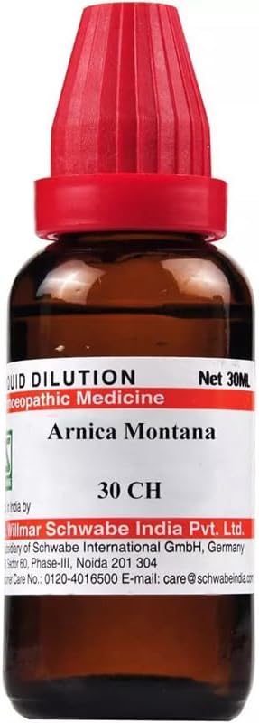 Willmar Schwabe India Árnica homeopática Montana 30 CH (1.0 fl oz) - por Pharmazenix