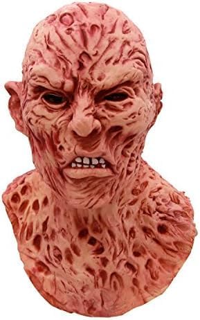 Máscara de terror de Halloween, máscara de látex de terror, máscara de diablo espeluznante máscara de monstruo para máscaras de adultos