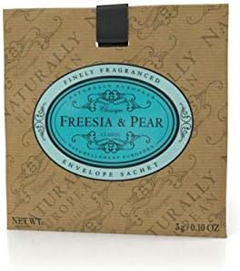 Naturally European - Freesia & Pear - Luxury Fragranced Envelope Sachet - 3 g / 0.10 oz