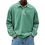 Polo à manches longues pour homme avec col, polo de golf en piqué coupe classique pour homme, manches longues UPF 50+, col performant, léger, d'été, décontracté, séchage rapide, polo de golf à manches longues pour homme, séchage rapide, protection solaire UPF 50+, polos décontractés à col pour homme, polo à manches longues et courtes, mélange de coton chiné, évacuation de l'humidité, chemises décontractées à col pour homme, mélange de coton, fermeture à deux boutons, coupe régulière