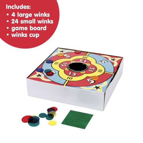 Schylling Tiddledy Winks juego clásico familiar miniatura 2