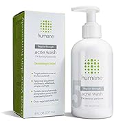 humane Regular-Strength Acne Wash - 5% Benzoyl Peroxide Acne Treatment for Face, Skin, Back and B...