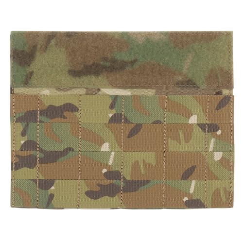 Panel Extensión MOLLE Chaleco Táctico Adaptador Modular Solapa Frontal Cobertura Airsoft Campaña