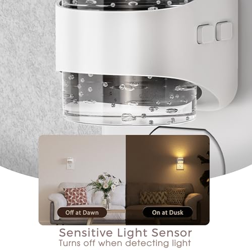 Image of Briignite Night Light Plug into Wall, Dimmable Night Light with Bubble Design 3000K /4000K /5000K & 3 Brightness Levels for Baby Nursery Hallway Bathroom Kids Room, 3CCT, White Cover