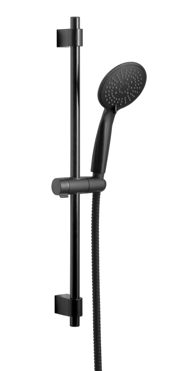 Set doccia Wenko Young Line 25451100 Nero opaco Acciaio inossidabile ? 19 mm 66 cm