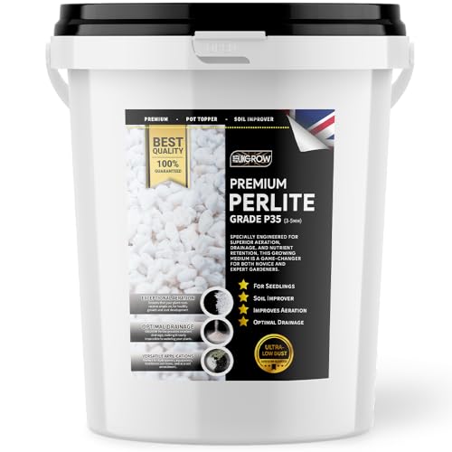 UK Grow's 10L Premium Perlite in a Resuable Tub: The Ultimate Gardening Companion
