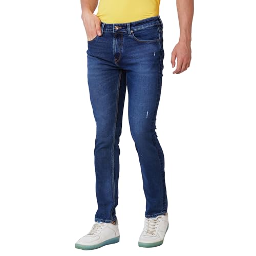 Image of Spykar Men's Rover Regular Fit Mid Rise Casual Jeans