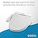TOTO SW2033R#01 C100 Electronic Bidet Toilet Cleansing Water, Heated Seat, Deodorizer, Warm Air Dryer, and PREMIST, Round, Cotton White