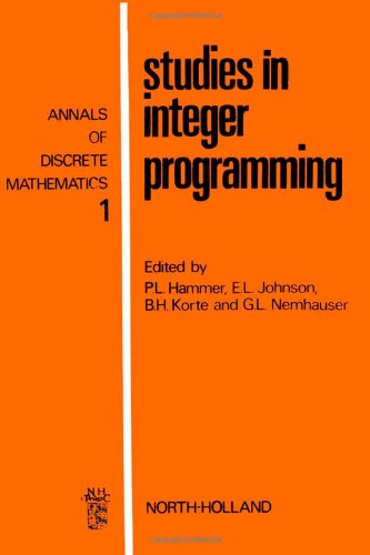 Amazon.com: Studies in Integer Programming (Annals of Discrete ...
