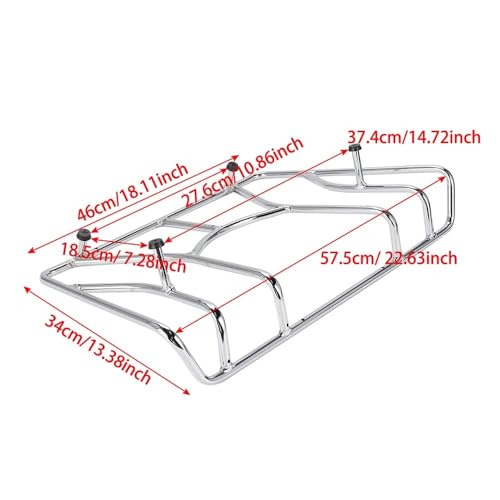 Support de bagages arrière moto Can-Am Spyder RT SM6 support coffre - 3
