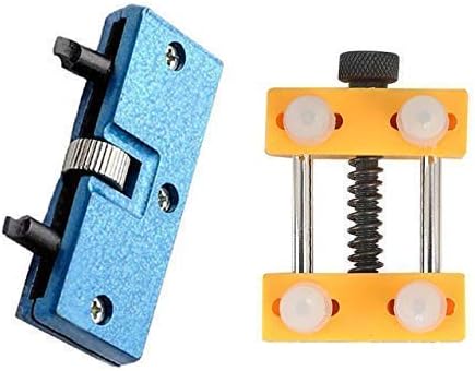 Watch Repair Tool Kit Adjustable Watch Opener Back Case Tool Press Closer Remover Wrench Watch Battery Remover Screw Wrench Repair Watchmaker Tools,Han