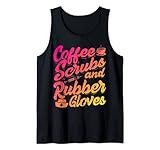 caffè scrub e guanti di gomma camicia regalo donne canotta