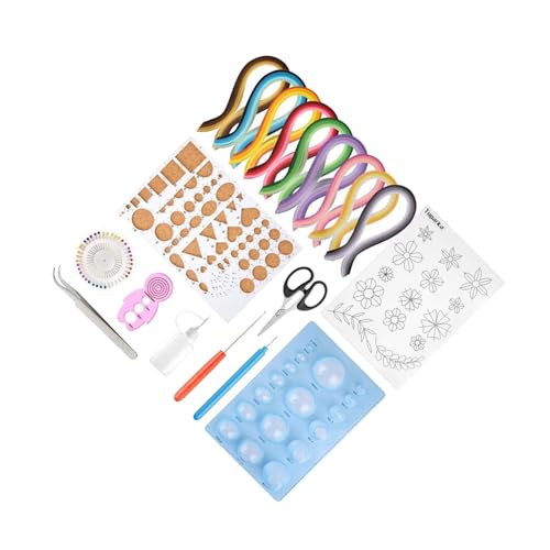 Kits de quilling pour débutants idée cadeau anniversaire et Noël enfants