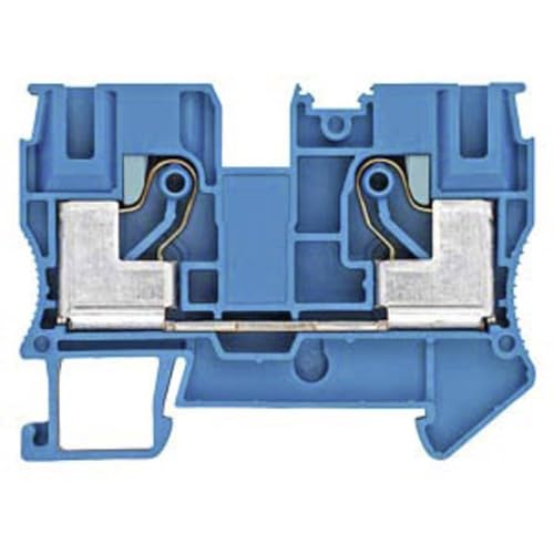 Borne de passage 10.2 mm Siemens bleu 8WH60000AJ01 pour armoire électrique bloc de jonction - 2