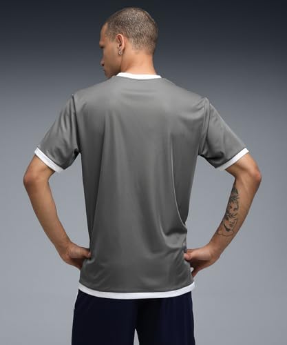 Image of Puma Men's teamLIGA Football Jersey | Lightweight and Sweat Proof Polyester Sports Crew Neck Training T-Shirt for Men | Breathable Athletic T-Shirt for Football & Sports