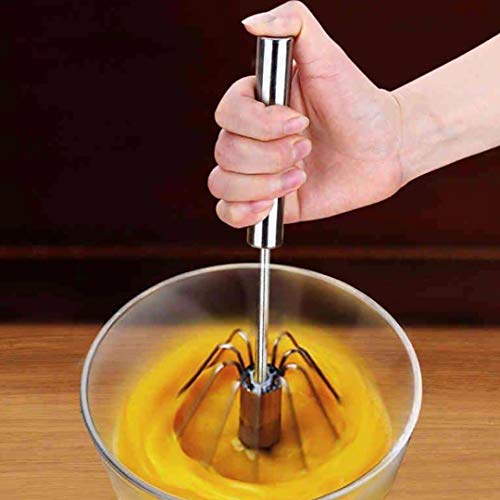 Image of YANCI 3 in 1 Stainless Steel Egg Slicer, Boiled Egg Slicer, Fruit Slicer, Egg Yolk & White Separator, Egg Strainer Spoon & Egg Whisker