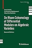 De Rham Cohomology of Differential Modules on Algebraic Varieties (Progress in Mathematics, 189)