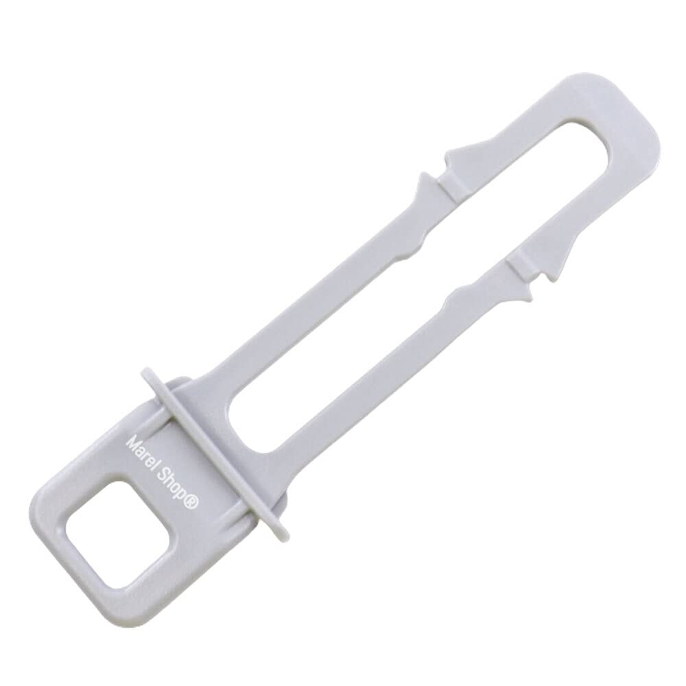 Marel Shop® - Gancio Fermo Porta Supporto per Blocchetto Chiusura Lavastoviglie compatibile con Ariston Indesit Whirlpool per modelli: LBF51XAUS - DIF36G - DIFP48 - LFT228A - LFT228AAG - LFT321HXTW