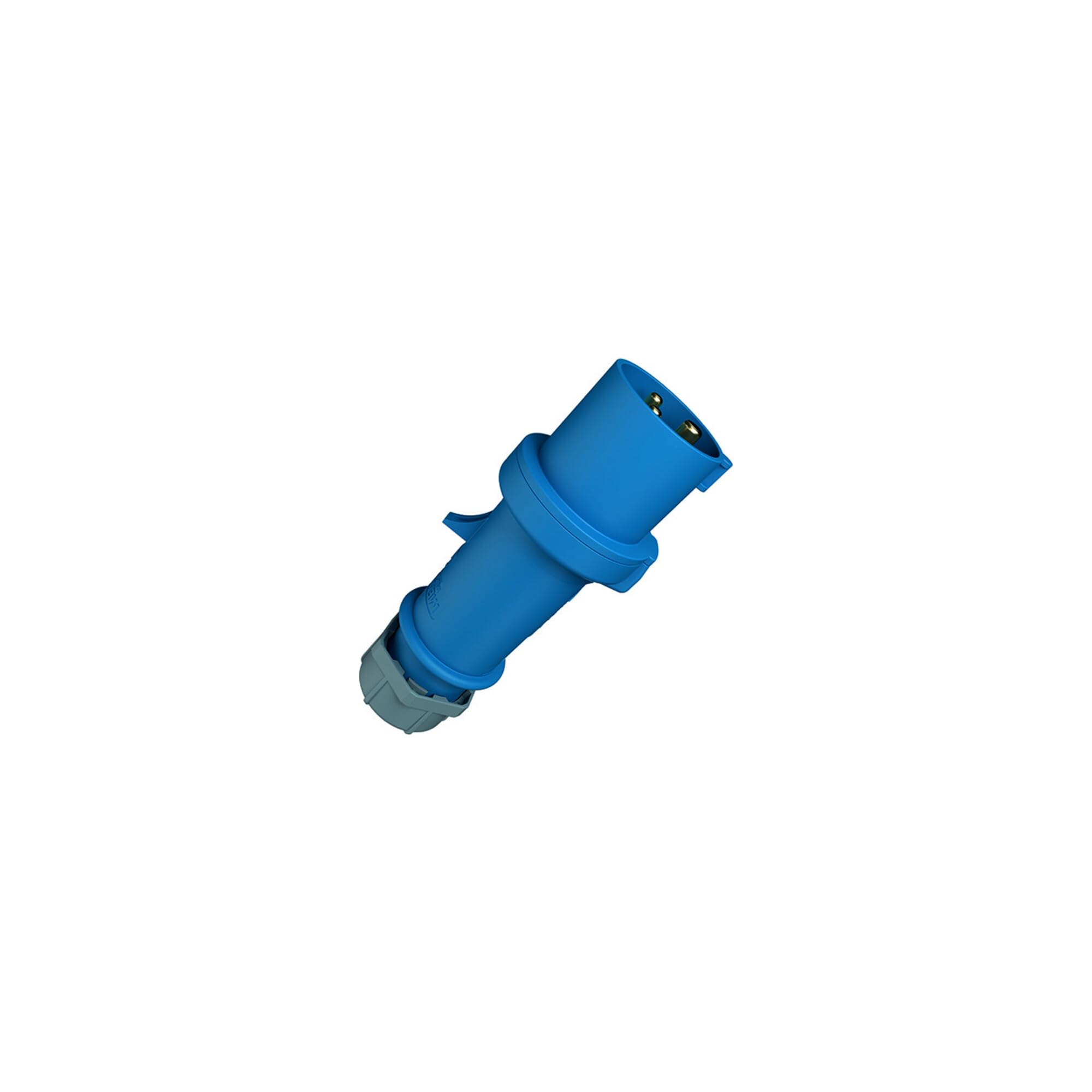 Mennekes 160 - Clavija 2 polos+tierra 32a ip-44 230v azul referencia 160