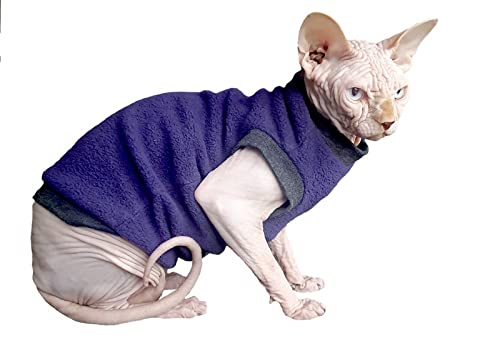 Kotomoda Cat's Pullover Violet fleece for Sphynx and naked cats (Large) - Image 2